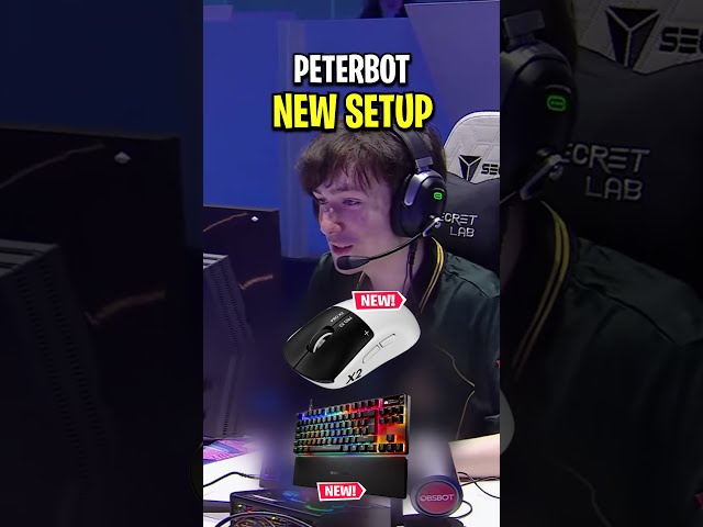 Peterbot Finally Upgraded His Setup 😳 #peterbot #fortnite #fncs