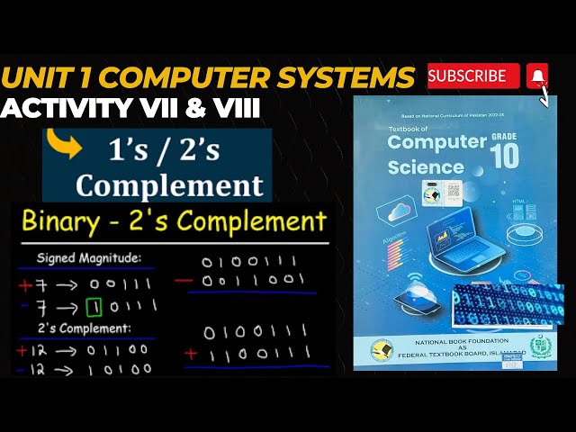 Class 10 | Computer Science Unit 1| Solved Activity VII & VIII | New Edition 2025 |NBF |New Book