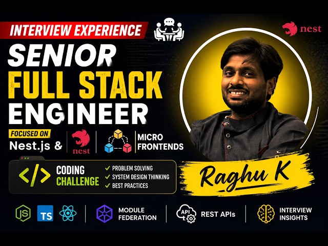 My interview experience || Senior Full Stack Engineer ( MERN ) || Nest.js , Micro Frontends