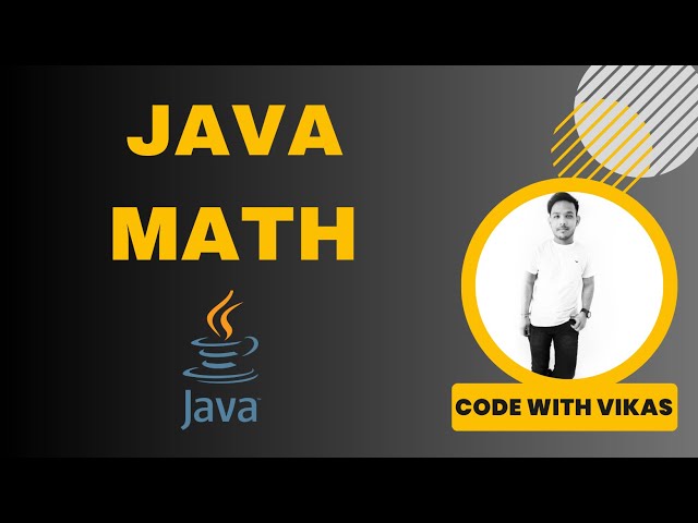 Math Method in java | @VikasCodingSchool