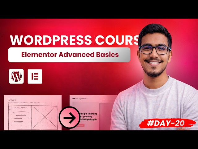 Day 20 (Part 2): Elementor Advanced Basics in Tamil | WordPress Page Builder Deep Dive