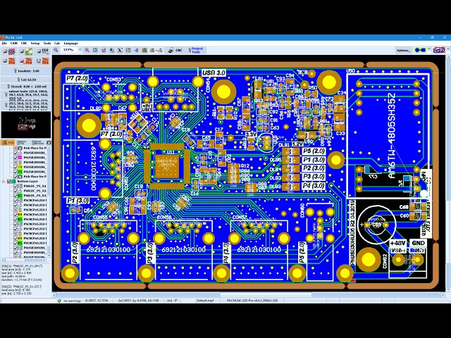 PhCNC LSSE – PCB Prototyping from Gerber to G-code | CAM & CNC Simulation