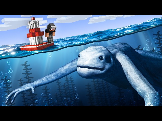 Sobreviví al Triángulo de las Bermudas en una Boya en Minecraft