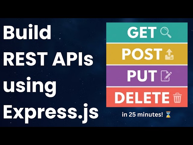 Build a REST APIs in Express.js - Beginner Tutorial (No Database!)🧑‍💻 #codingtutorial #rest