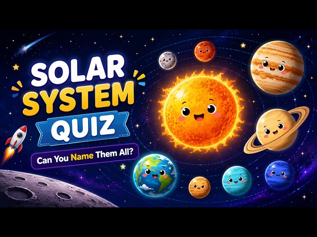 Solar System Quiz for Kids |Can You Get 10/10? #SolarSystemQuiz  #SpaceQuiz #PlanetQuiz #quizforkids