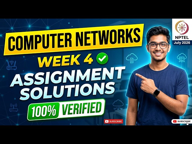 Computer Networks Week 4 Assignment Solution | NPTEL July 2026 Answers | 100% Verified Solutions