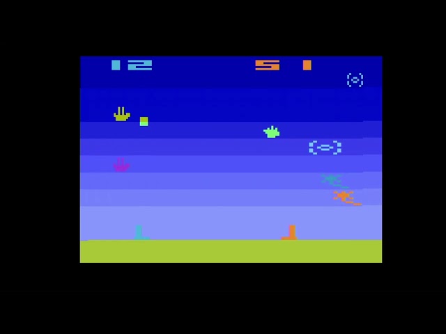 Air-Sea Battle Game 12 X/B Atari FlashBack