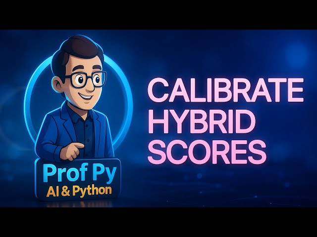 Hybrid Search Calibration in Python: Platt-scale BM25 and Embedding Scores