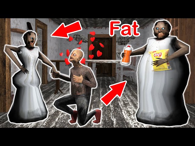 Fat Granny vs Beautiful Granny vs Grandpa vs Love - funny horror animation (p.291)