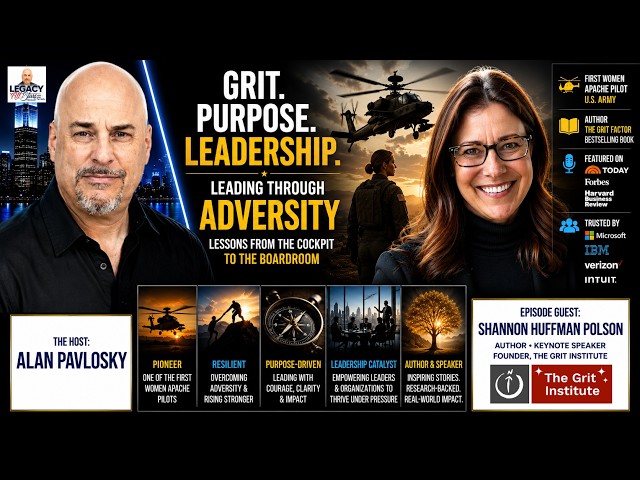 What Flying Apache Helicopters Taught Her About Leadership & Grit | Shannon Huffman Polson