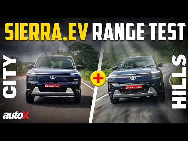 Tata Sierra EV REAL Range Test: City vs Hills Efficiency Exposed! (75kWh QWD) | autoX