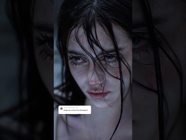16 hours in 13 seconds #procreate #speedpaint #timelapse #drawing #digitalart #hyperrealism #artist