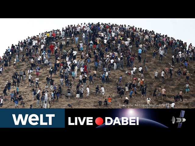 CEUTA LIVE: Über 40.000 MIGRANTEN stürmen spanische Enklave! Dramatische Zustände! WELT LIVE DABEI