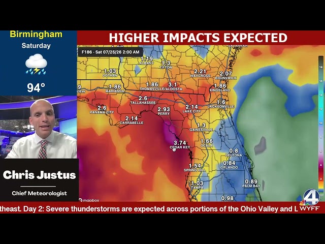 Gulf Low Developing