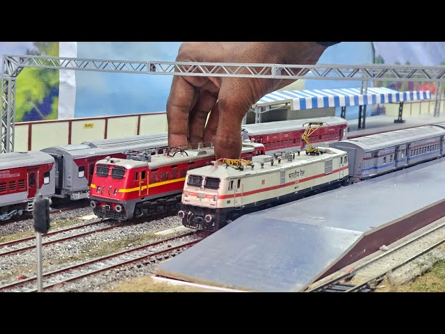 Indian Model Train HO Scale WAP-4 & WAP-7 Model ● Indian Push Pull Train Models