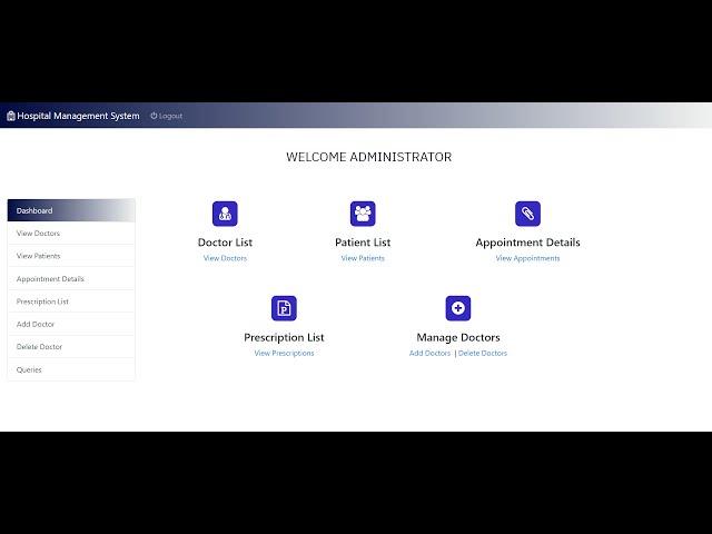 Hospital Management System PHP Project with Source Code