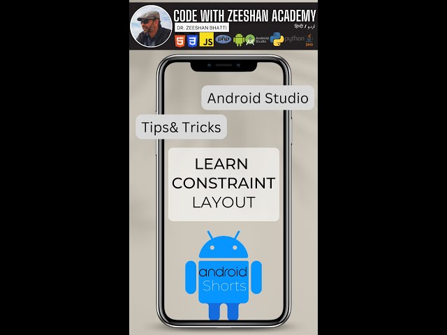 Android Constraint Layout in Android Studio #androidstudio #android #androidtutorial #shorts
