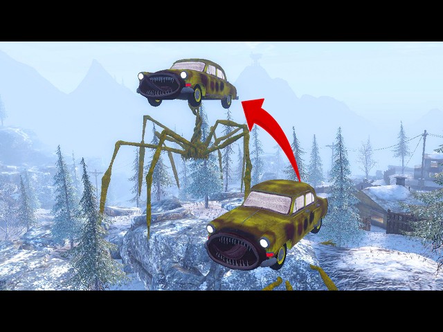 I Created a HUGE Monster Spider Car in Garry’s Mod! 🕷️🚗