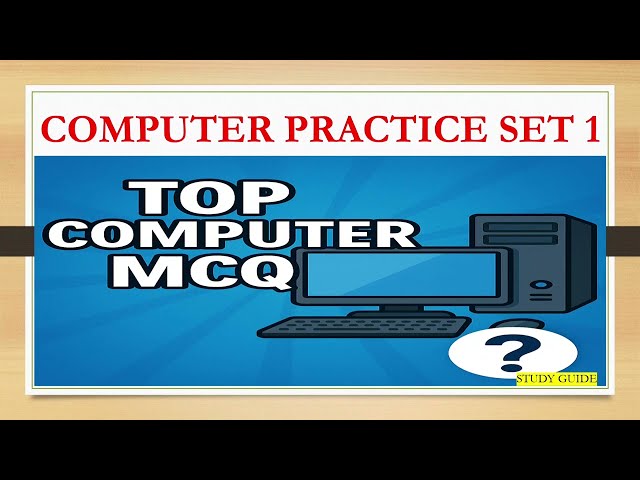 Top Computer MCQ Questions ✅ || Practice set 1 || For All Competitive Exams 