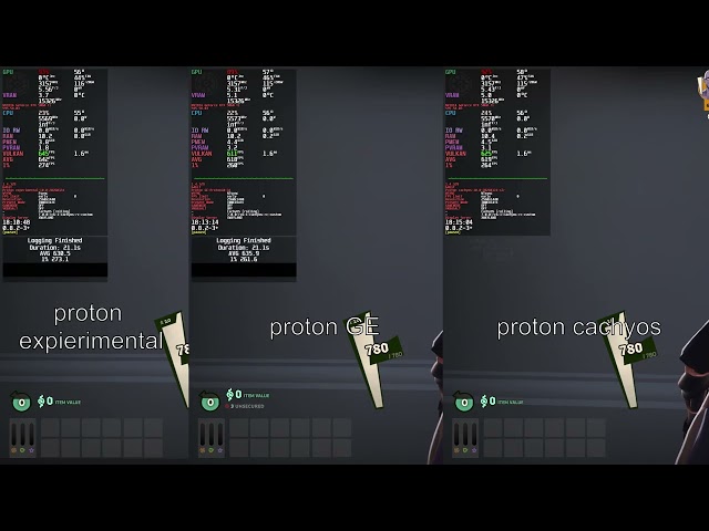 CachyOS Proton vs Steam Experimental Proton vs GE Proton