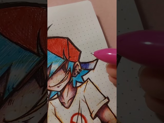 multicolor pens #fnf#art#drawing#pendrawing#fypシshorts#fypシ