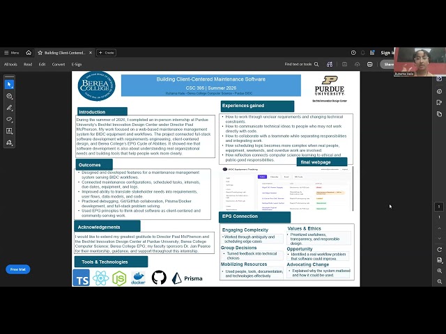 Building Client-Centered Maintenance Software