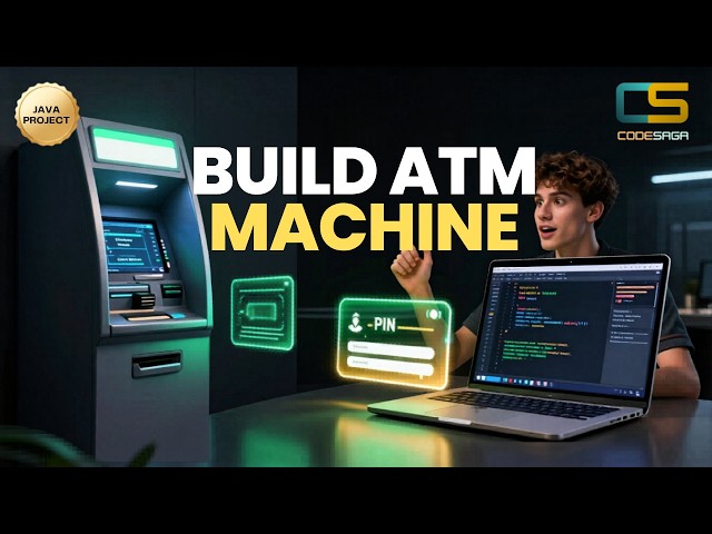 Build a Real ATM Machine Using Java | Beginner Project |