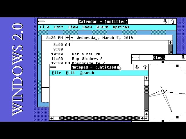 A Tour of Windows 2.0 - Software Showcase