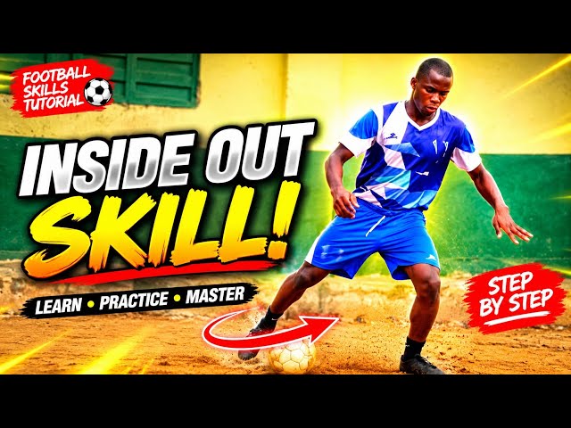 Inside Out Football Skill Tutorial 🔥⚽