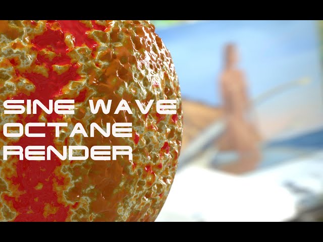 Octane Render - Sine wave node