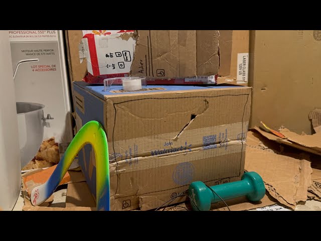 End for a cardboard LG Gaming CRT Monitor and Adier Gaming PC