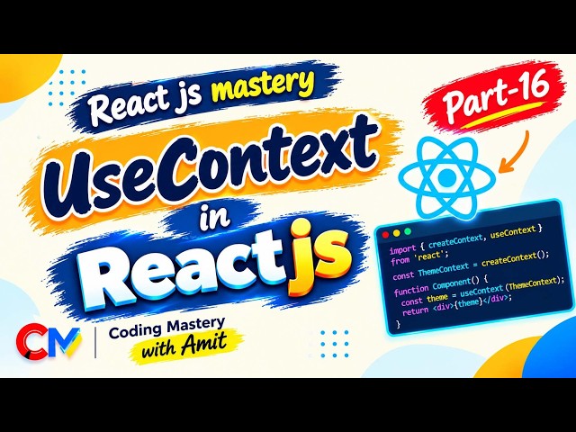 useContext in React JS | What is useContext in React JS | React JS Tutorial #16