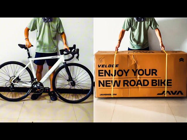 Discover the 2024 JAVA VELOCE 🚲 A Stunning White Road Bike Unveiled