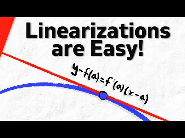 Linearization of a Function at a Point is Easy! | Calculus 1 Exercises