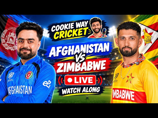 🔴LIVE: AFG vs ZIM ODI FINAL | Afghanistan vs Zimbabwe Live Cricket Watchalong