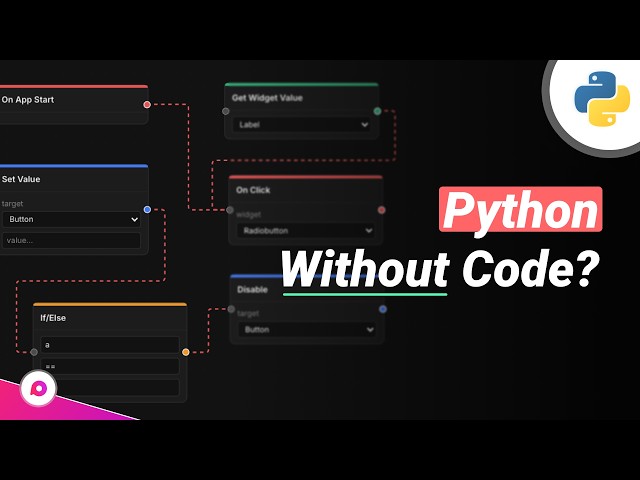 Build Python GUIs WITHOUT writing Python code!