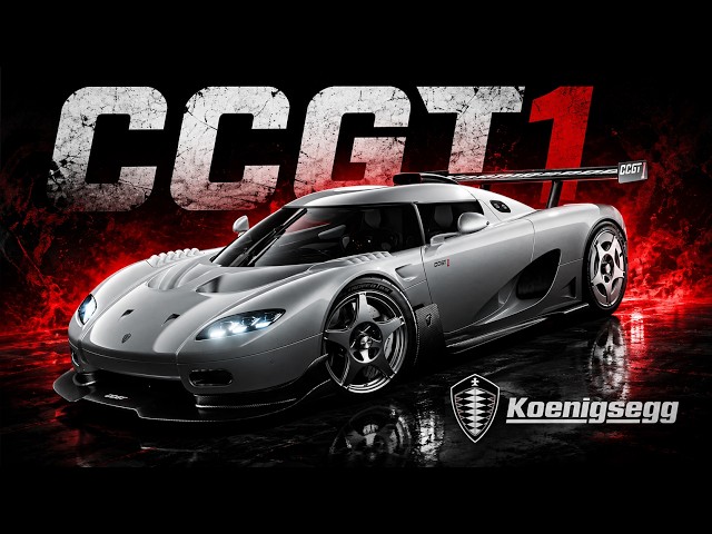 Koenigsegg CCGT1: 1,600 HP Twin-Turbo V8 & 800 kg Downforce