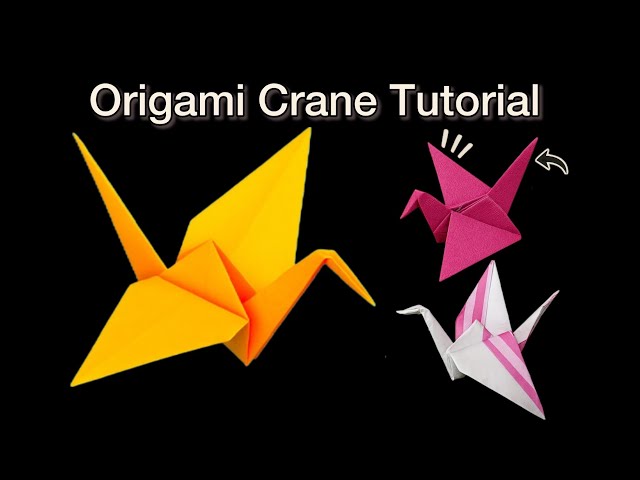 Origami Crane Tutorial | Sadako’s Paper Bird | Traditional, Flapping & Two-Color Step by Step