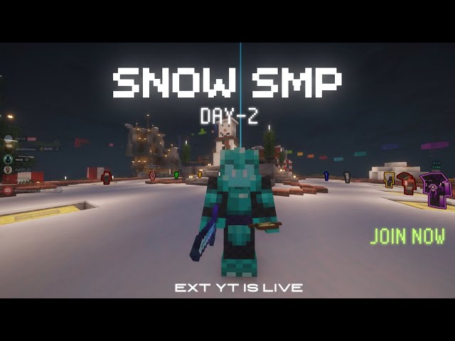 Is this SNOW SMP??🫣 ||Day 2 || 😁 #live #minecraft