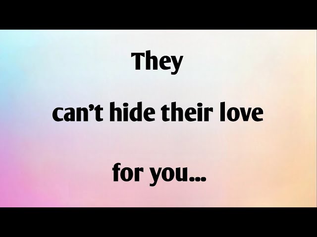 THEY CAN'T HIDE THEIR...