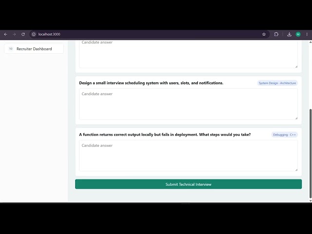 🚀 AI-Powered Virtual Interviewer