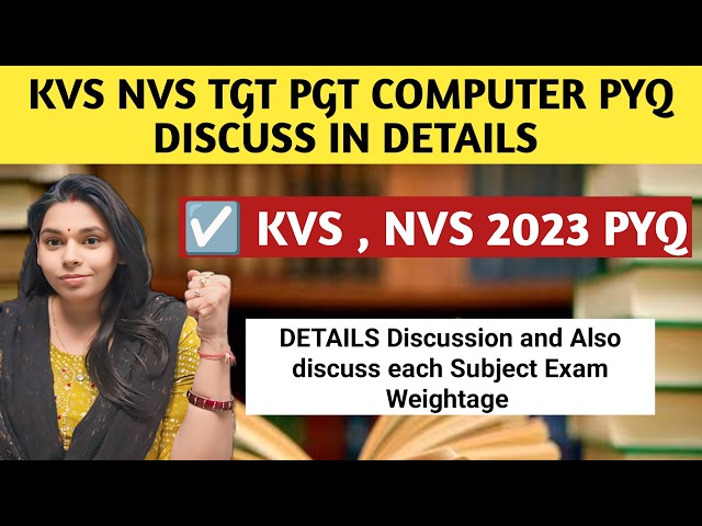 KVS , NVS TGT PGT COMPUTER SCIENCE PYQ DISCUSS IN DETAILS #nsclasses #kvspyq #nvs