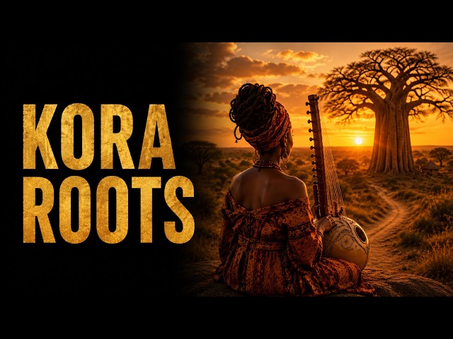 1 Hour African Kora Instrumental for Deep Focus | Peaceful West African Roots