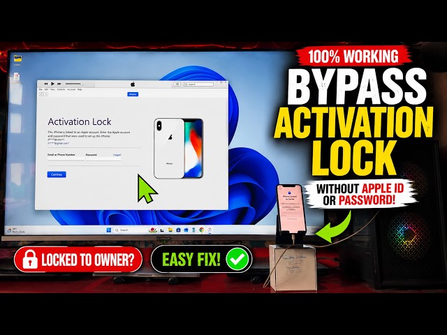 FREE 🔓 Permanently Fix  “iPhone Locked to Owner” Without Jailbreak (No Apple ID or Password!)✅