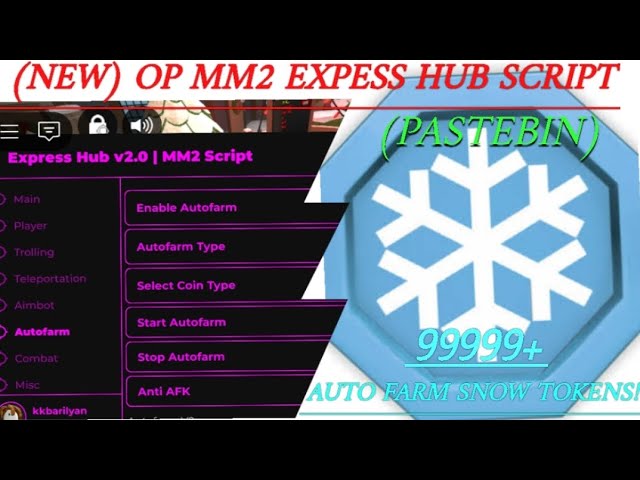 (NEW) Roblox OP MM2 Script Hack GUI: Auto Farm, Silent Aim, Dupe, Aimbot, ESP!