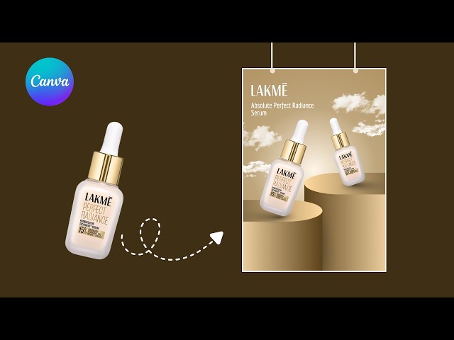 How to Design a Professional Advertisement Product Poster in Canva | Easy Step-by-Step Guide #canva