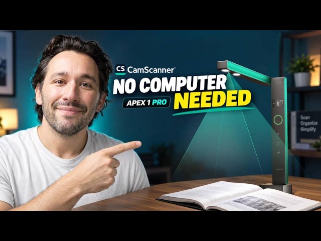 Detects Page Flips, Smart Capture, and AI Processing? | CamScanner Apex 1 Pro Tested