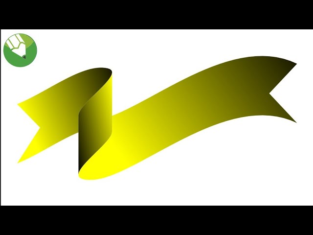 Coreldraw tutorial -Best 3D Ribbon design idea |#Viral #trending @Aadi_Graphics