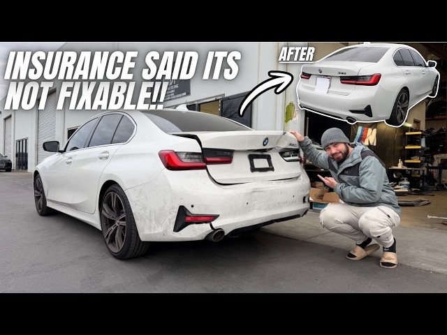 MY FRIEND TOTALED HIS BMW G20! WE BEGGED INSURANCE TO LET US FIX IT!