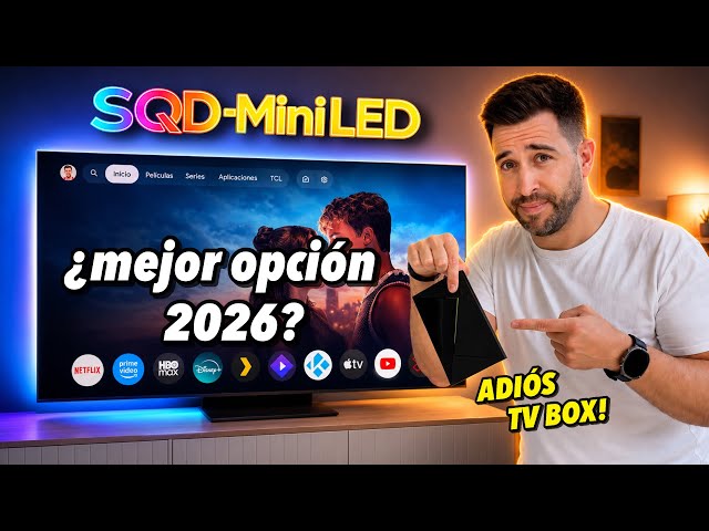 Ya NO necesito un TV BOX! | TCL C8L SQD-Mini LED con Google TV